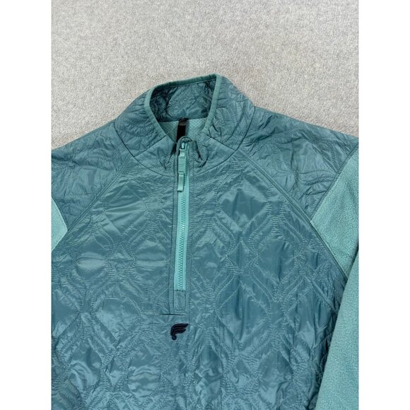 Fabletics Half Zip Nylon Athletic Pullover Jacket (Men's‎ 2XL) Teal - Picture 2 of 12